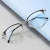 Monture de lunettes Anti-lumière bleue pour femmes et hommes, monture surdimensionnée, Protection des yeux, lunettes ultra légères, pour ordinateur de bureau