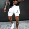 Męskie spodenki 2 w 1 Running Shorts Mężczyźni 2022 Shorts Shorts Sport Man 2 w 1 podwójnie nachylenie Suchy Fitness Spodnie joggingowe sporne spodnie dresowe t240227