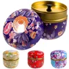 Opslagflessen 4 stuks Blik Geschenkcontainer Koekjesdozen Snoep Biscuit Decoratieve Case Snoeppotten