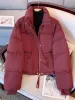 Parkas Thick Hooded Sustans Solid Office Lady Zipper Parkas Winter Korean Style Casual Autumn Clothes Cute Women New In Puffer Jacket