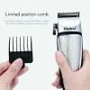 Aparadores Kemei Edge Pro Aparador de barba com fio para homens retoque aparador de afiação barbas Grooming Detailer Kit Clipper de cabelo