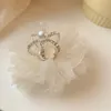 Accessori per capelli Kawaii Per bambini Corona Forcina Strass Ragazza carina Diademi Lega Perla Clip per copricapo per bambini