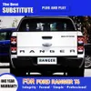 Для Ford Ranger T6 светодиодный задний фонарь 15-20 тормоза заднего хода стояночные ходовые огни стример указатель поворота задний фонарь задний фонарь в сборе