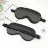 Schlafmasken 1 Stück / 2 Stück / 3 Stück - doppelseitige seidenartige Schlafaugenmaske Augenbinde Solide tragbare Rest-Augenschutzabdeckung Weiche Unterlage