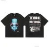 Hellstar Shirt Designer T-shirt T-shirts graphiques Vêtements Hipster Tissu lavé Street Graffiti Lettrage Imprimer Vintage Pur Coton Ample Coupe Plus Taille 2076