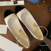 Petites chaussures de ballet parfumées pour femmes, chaussures plates et douces en cuir Mary Jane Camellia