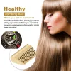 Irons 2 In 1 Heating Combs Hot Comb Hair Comb Straightener Wet Dry Hair Curler Electric Hot Flat Iron Hair Curler Comb Titanium Alloy