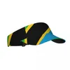 Berets Summer Air Sun Hat Tanzania Flag Visor UV Protect