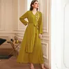 Roupas étnicas Eid Mubarak Abayas para Mulheres Muçulmanas Elegantes Diamantes Florais Maxi Dreses Turquia Árabe Kaftan Dubai Marrocos Vestido de Noite