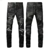 Amirs Jeans Mor Jeans Erkekler Kot Ksubi Mens Tasarımcısı Mor Amirri Erkekler için Delikli Denim Adam Düz Bacak Fermuarı Amirs Hip Hop Bikers Motosiklet Kot 5058