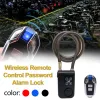 Kits Antitheft Bluetooth Bike Lock Remote Control Smart MTB Cycling Security Alarm