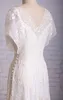 Beach Elegant A Line Wedding Dresses Tulle Embroider Lace Applique V Neck Bridal Gown Sweep Train Vestidos De Novia Custom Size