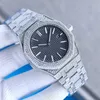 Diamanter tittar på Automatisk mekanisk 41mm män för män armbandsur rostfritt stål klassiska armbandsur Montre de luxe