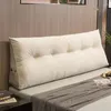 Pillow Real European Removable Bedside Velet Triangular Bed Waist Soft Couple Backrest Headboard Almohada Sofa Large