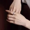 Cluster Ringe Ankunft 925 Sterling Silber Ring Für Männer Hochzeit Finger Zubehör Trendy Paar Männlich Weiblich Schmuck Einstellbar