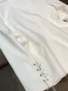 ブレザー韓国のソリッドルーズスーツコート女性気質女性ファッションラインストーンボタンホワイトスーツブレザージャケット2023春の新しい服