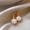 Boucles d'oreilles coréennes simples, petites perles, mode élégante, douce, romantique, bijoux pour femmes, 230831