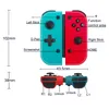 Manette de jeu sans fil Bluetooth Pro pour Nintendo Switch Poignée sans fil Joy-Con Poignée gauche et droite Contrôleurs de jeu avec boîte de vente au détail