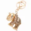 Keychains 5PCS Creative Exquisite Elephant Keychain Fashion Metal Trinkets Car Key Chain Ring For Women Bag Purse Charm Pendant Gift R130