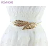 78cm 70cm vintage feminino cintura folhas design metal cinto magro elástico cinturon ceinture femme ouro prata cummerbund2895