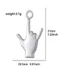 2021 Silver Plated Human Hand Gest Sign Language I Love You Charms Christmas Valentine039S Day Present1503137