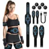 EMS-Muskelstimulator, Bauchmuskelstraffungsgürtel, Abs-Muskel-Toner, Heim-Fitnessstudio, Fitness-Training, Körper, schlanker Bauch, Taille, Arm, Bein, Gewicht verlieren 240220