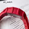 Montre de célébrité montre-bracelet emblématique RM montre-bracelet Rm35-02 montre mécanique automatique Rm3502 ensemble de diamants originaux Ntpt rouge loisirs sport montre-bracelet