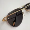 Nouveau design de mode lunettes de soleil pilote classiques 0427S monture en métal lentille sans monture style simple et populaire lunettes de protection UV400 polyvalentes