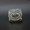 Z49R Designer Commorative Ring Rings 2006 University of Florida Alligator NCAA Mistrzostwa Pierścień H0EI O05K