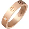 Original 1to1 Cartres Bracelet V Gold High Edition S925 Sterling Silver Plated 18K Couple Ring Fashion Light Luxury LOVE Handcrafted 3RQU 3RQU