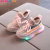 Sneakers oświetlone maluch dziecięce buty dla dzieci dla chłopców trening buty dla dzieci oświetlenie trampki tenis infantil buts buty dziewczyna