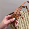 Strandtassen Raffia designer Strobakken Geweven schoudertas Crossbody Eenvoudig Sfeervolle handtassen Portemonnee Portemonnees Voor Feestdagen 230615H24227