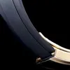 2024 QC Check Montre-bracelet de luxe 40MM 4130 Bracelet en caoutchouc mécanique automatique Montres en or 18 carats pour hommes Montres-bracelets étanches