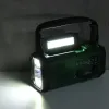 Radio Emergency Portable AM/FM Väder Radio Hand Crank Solar USB Laddning Väder Radio Emergency LED LIPL LIGHT POWER BANK