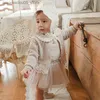 قميص حارس راش على الطراز الكوري القميص المكيف هواء حماية الشمس حماية من Cardigan Lace Board Summer and Autumn Newborn Baby Cardigan Q240227