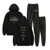 Jelly Roll Backroad Dop Tour Tracksuit Men Set mode Sporting Suit Hooded Sweatshirt+Sweatpants 2 Pieces Set Men Clothing