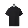 Mens Designer Band Camisetas Moda Preto Branco Manga Curta Luxo Carta Padrão T-Shirt Tamanho XS-4XL