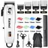 Clippers Kemei Professionelles Haar Clipper wiederaufladbare Haarschneider für Männer Rasierer Haarschneidmaschine Friseurzubehör Schnitt Maschin