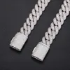 Heavy Handmade Necklace Wide 19Mm Pure S GRA Moissanite Iced Out Cuban Link Chain With Free Customization