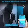 Doorbells Elecpow Smart Home Tuya WiFi Peephole Doorbell Small Camera 1080P 4.3Inch PIR Motion Detection Digital Door Viewer One Way Talk