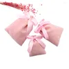 Jewelry Pouches Bow Tie Velvet Gifts Bag Good Packing 50Pcs/Lot Bracelet Bangle Earring Watch Pounch Make Up Tools