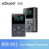 Spelare XDUOO X2S Lossless Portable Metal Hifi Music Player Headphone Amplifier Support DSD APE FLAC WAV -format med 250 MW Output Power