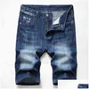 Men'S Shorts 2021 New Fashion Mens Ripped Short Jeans Brand Clothing Bermuda Homme Cotton Casual Shorts Men Denim Male Plus Size 42 D Dh3Lx