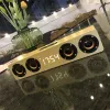 Altoparlanti Altoparlante Bluetooth in legno di alto valore Cassa audio regalo Orologio domestico Soundbar Subwoofer per computer Radio portatile TF Disco U Carillon MP3