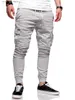 Broeken voor heren Katoenen hiphop cargobroeken voor heren Grijze joggingbroeken Street chic Casual sportbroeken Training Workout Fitness Zakkenbroek T240227