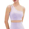 Yoga Outfit Sports Soutien-gorge Fitness Top Gym Peau Fermer Conception Sexy Résilience Lady Accessoires Respirant High Impact Violet XL