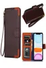 Flip Wallet Phone Cases für iPhone 14 13 Pro Max i 12 11Pro XS XR X 7 8 Plus Luxus vier Ecken nähen Leder Kartenhalter Poc6845783
