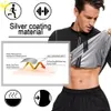 Lazawg sauna jaqueta para homens perda de peso superior suor queima de gordura fitness sportwear mangas compridas emagrecimento fino ginásio corpo shaper 240220