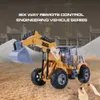 Transformatie speelgoed Robots kinderen Op afstand bestuurbare Zes Kanaal Graafmachine Bulldozer Heftruck Techniek Voertuig ToyL2403