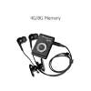 Lettore Mini IPX8 Nuoto impermeabile Lettore MP3 Musica stereo MP3 Walkman Radio FM Sport Corsa Cuffie musicali stereo HiFi